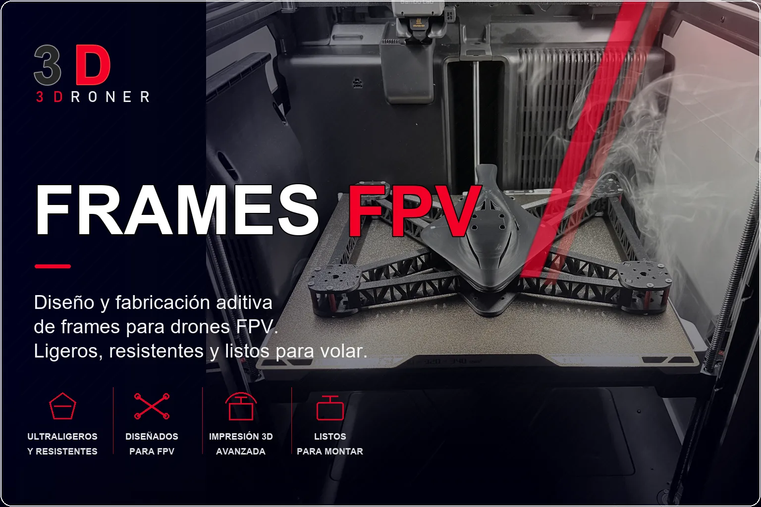 Frames FPV 3Droner